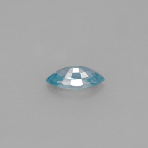 Circón azul natural de 0,59 ct, marquesa, VVS-VS
