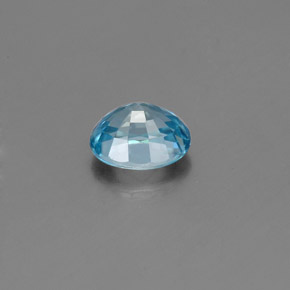 Circón azul natural de 1,06 ct, corte óvalo, VVS-VS