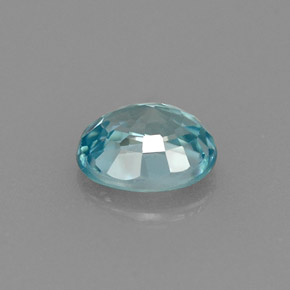 Circón azul natural de 1,00 ct, corte óvalo, VVS