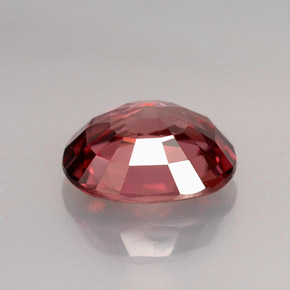 Circón rosa natural de 4,18 ct, corte óvalo, VVS