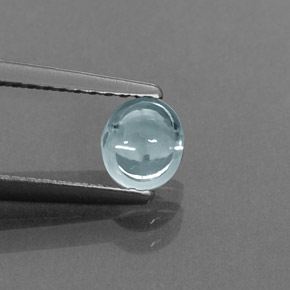 Circón azul natural de 0,85 ct, transparente, transparente / translúcido