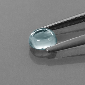 Circón azul natural de 0,85 ct, transparente, transparente / translúcido