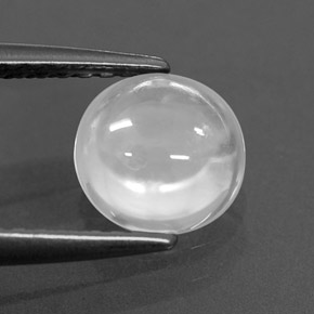 Circón blanco natural de 1,48 ct, transparente, transparente / translúcido