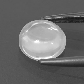Circón blanco natural de 1,48 ct, transparente, transparente / translúcido