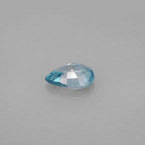 Circón azul natural de 1,45 ct, en forma de pera, VVS-VS