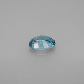 Circón Azul natural de 1.28 ct, Corte Óvalo, VVS-VS