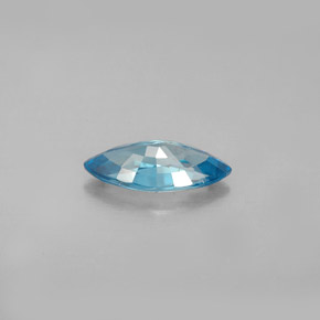 Circón azul natural de 1,41 ct, marquesa, VS