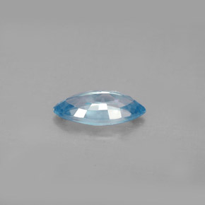 Circón azul natural de 1,47 ct, marquesa, VVS-VS