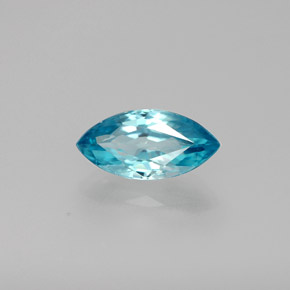 Circón azul natural de 1,87 ct, marquesa, VVS-VS