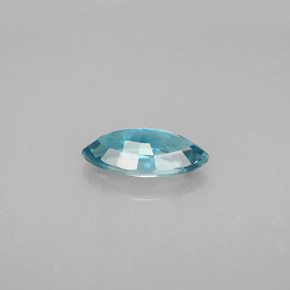 Circón azul natural de 1,73 ct, marquesa, VVS-VS