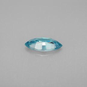 Circón azul natural de 1,44 ct, marquesa, VVS