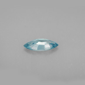 Circón azul natural de 1,13 ct, marquesa, VVS