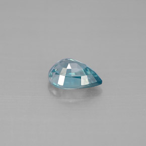 Circón azul natural de 1,75 ct, en forma de pera, VVS-VS