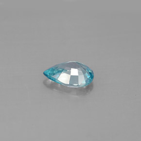 Circón Azul natural de 1.36 ct, En forma de pera, VVS-VS