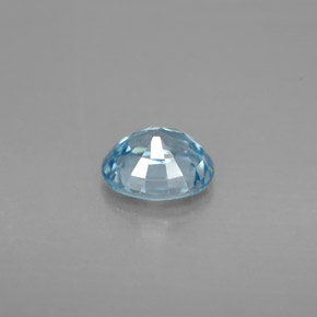 Circón azul natural de 1,80 ct, corte óvalo, VVS