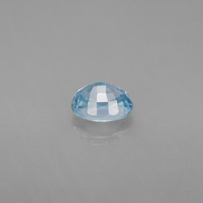 Circón azul natural de 1,27 ct, corte óvalo, VVS