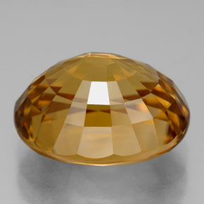 Circón amarillo natural de 22,80 ct, corte óvalo, VVS
