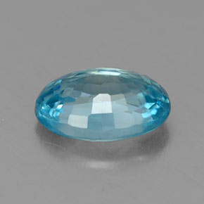 Circón azul natural de 1,13 ct, corte óvalo, VS