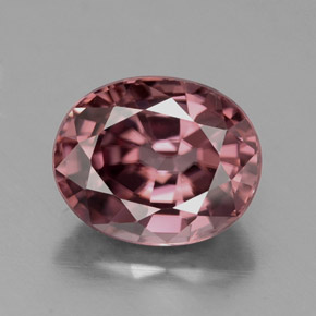 Circón Rosado natural de 4.52 ct, Corte Óvalo, VVS