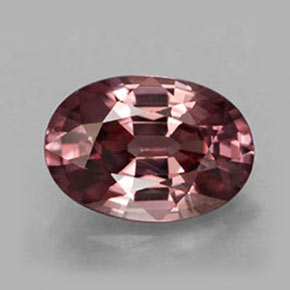 Circón rosa natural de 2,82 ct, corte óvalo, IF