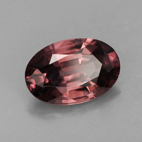 Circón rosa natural de 2,74 ct, corte óvalo, IF
