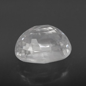 Circón blanco natural de 8,64 ct, corte óvalo, VVS