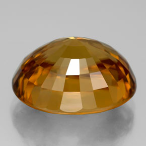 Circón amarillo natural de 18,67 ct, corte óvalo, VVS