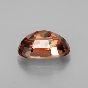 Circón naranja natural de 4,69 ct, corte óvalo, VVS
