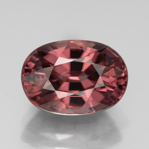 Circón rosa natural de 4,93 ct, corte óvalo, IF