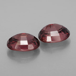 Gemas de circón rosa natural de  ct, corte óvalo, IF