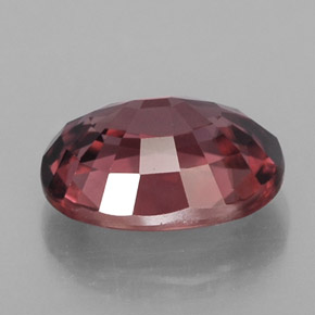 Circón rosa natural de 3,04 ct, corte óvalo, IF
