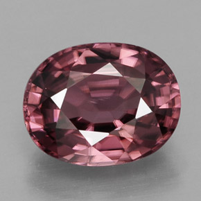 Circón rosa natural de 3,24 ct, corte óvalo, VVS