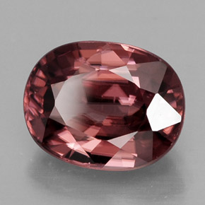 Circón rosa natural de 3,22 ct, corte óvalo, IF