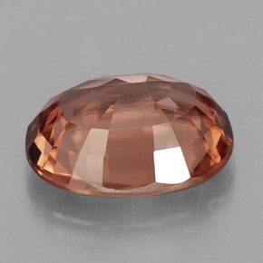Circón naranja natural de 2,81 ct, corte óvalo, IF