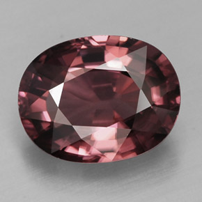 Circón rosa natural de 2,86 ct, corte óvalo, IF