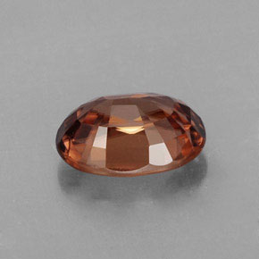 Circón naranja natural de 2,95 ct, corte óvalo, IF