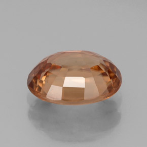 Circón naranja natural de 2,90 ct, corte óvalo, IF