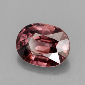 Circón rosa natural de 3,14 ct, corte óvalo, VVS