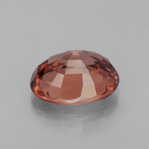 Circón naranja natural de 3,10 ct, corte óvalo, IF