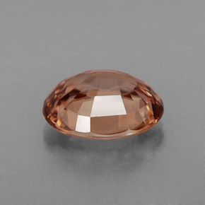 Circón rosa natural de 2,88 ct, corte óvalo, VVS