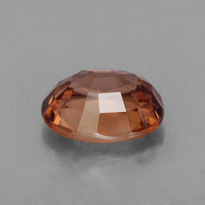 Circón naranja natural de 3,03 ct, corte óvalo, IF