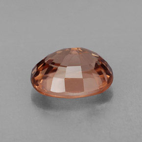 Circón naranja natural de 3,24 ct, corte óvalo, IF
