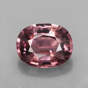 Circón rosa natural de 3,09 ct, corte óvalo, IF