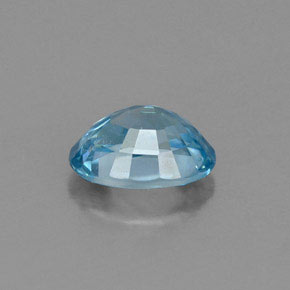 Circón azul natural de 1,19 ct, corte óvalo, VVS