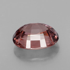 Circón rosa natural de 4,34 ct, corte óvalo, IF