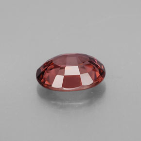 Circón rosa natural de 2,84 ct, corte óvalo, VVS