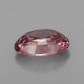 Circón rosa natural de 4,41 ct, corte óvalo, IF