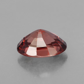 Circón naranja natural de 3,54 ct, corte óvalo, IF