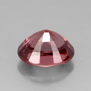 Circón rosa natural de 3,22 ct, corte óvalo, VVS