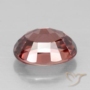 Circón rojo natural de 3,33 ct, corte óvalo, VVS